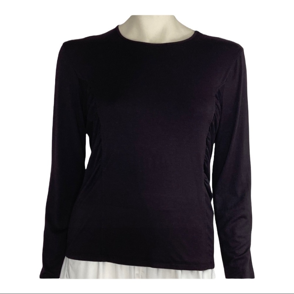 AK Anne Klein Stretch Gathered Sides Sz M